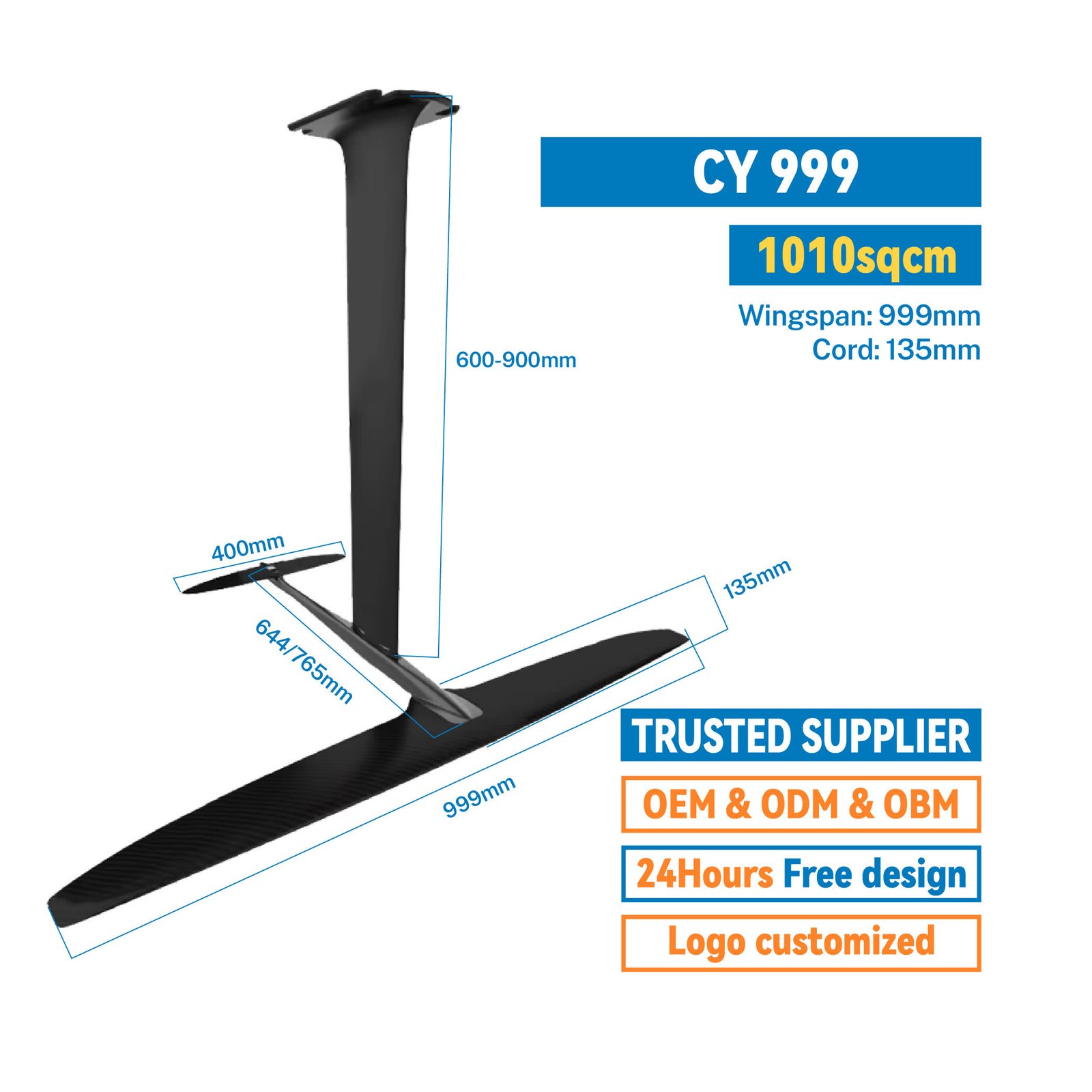 Carbon Fiber Hydrofoil
