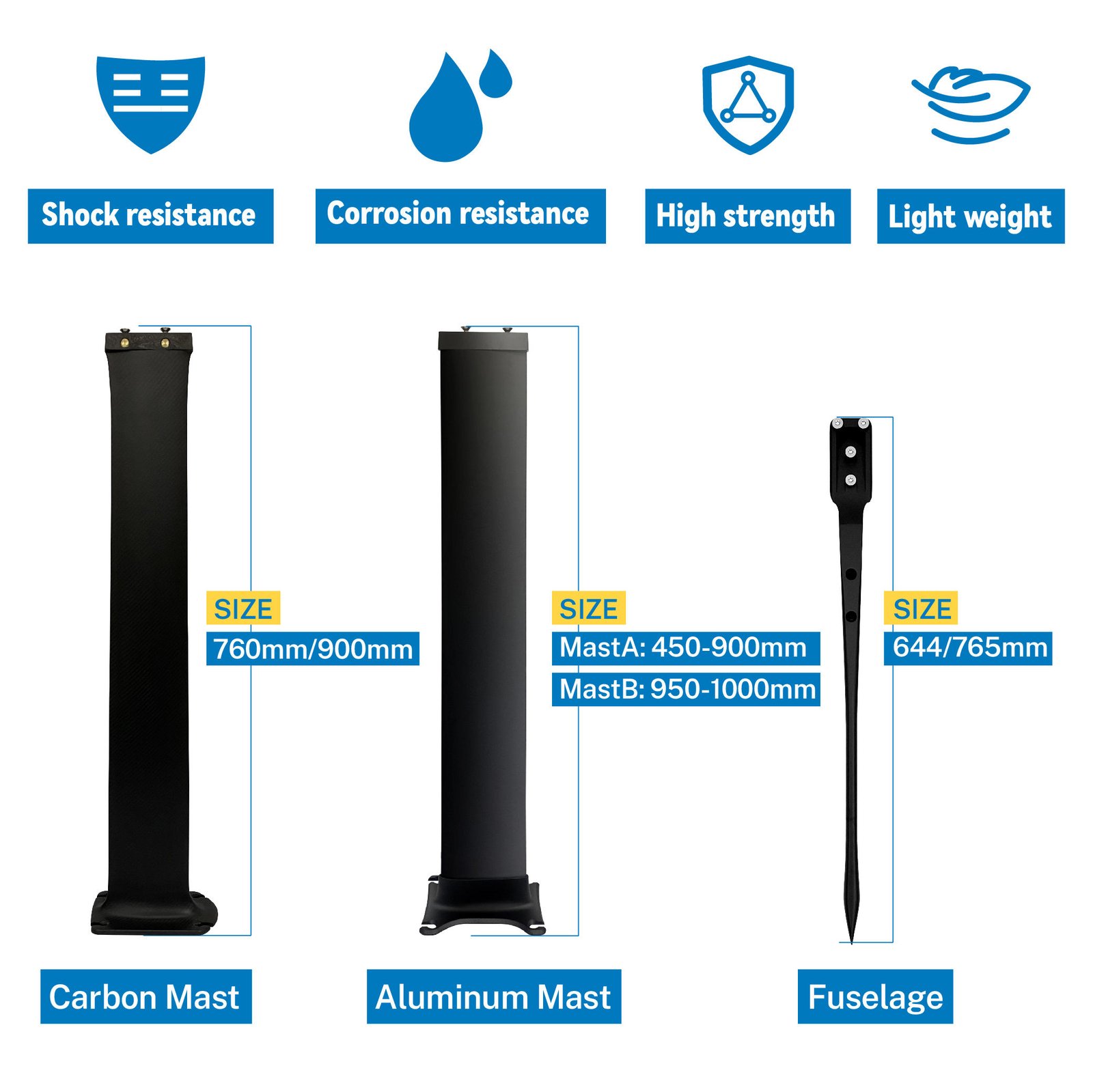 Carbon Fiber Hydrofoil gallery 3