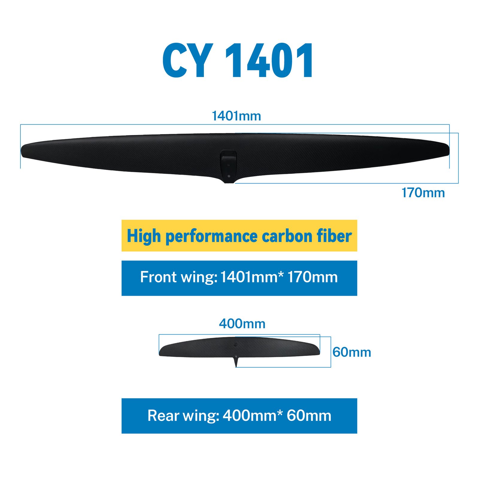 Aluminum Carbon Hydrofoil gallery 3