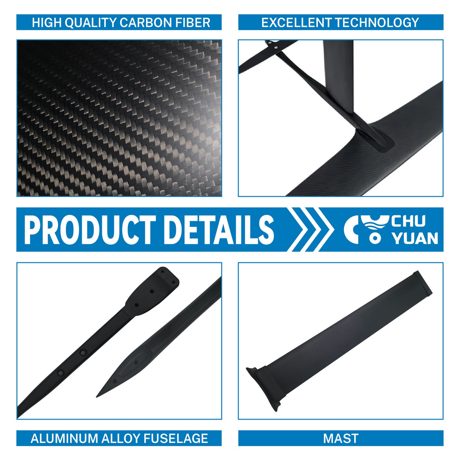 Aluminum Carbon Hydrofoil gallery 5