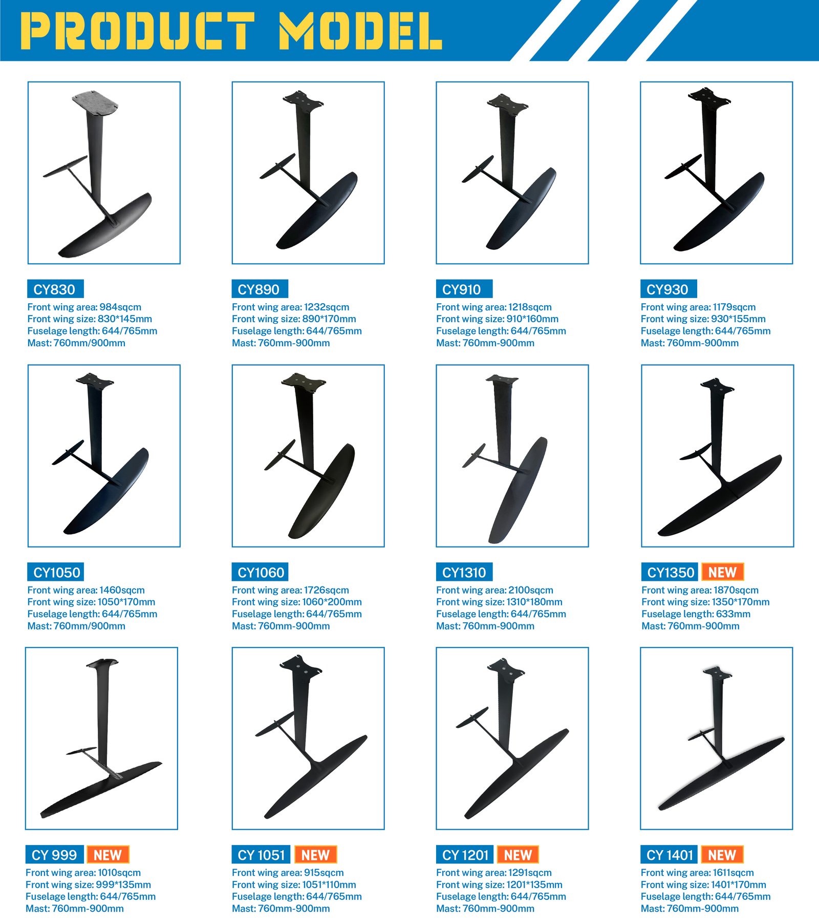 Aluminum Carbon Hydrofoil gallery 7