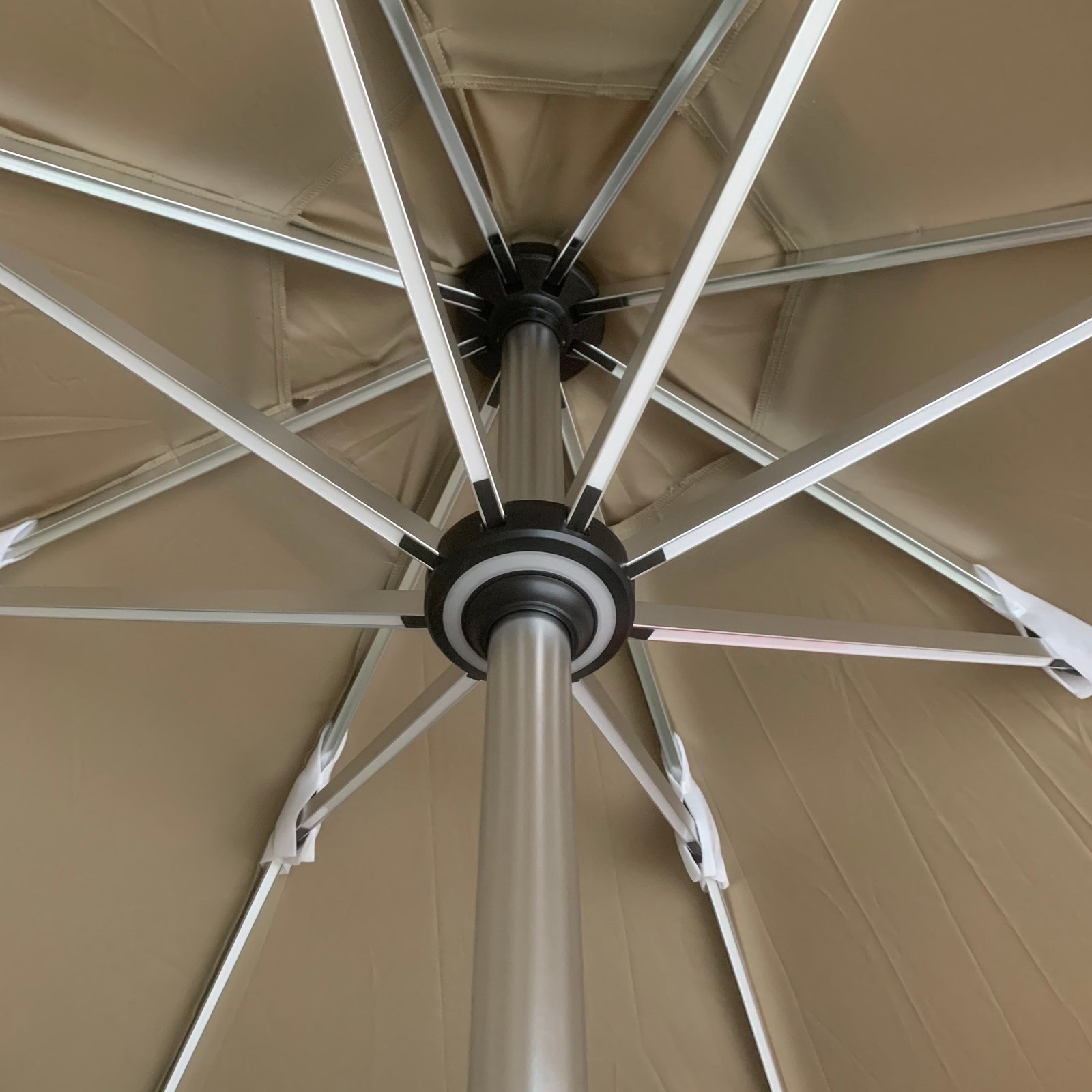 Umbrella with Solor Energy LED Light