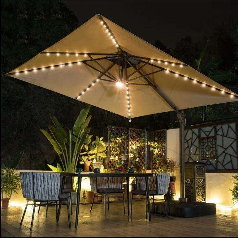 Outdoor Umbrella  with Solor Energy LED Light gallery 5