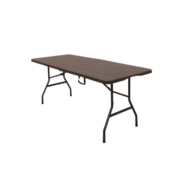 Plastic folding table